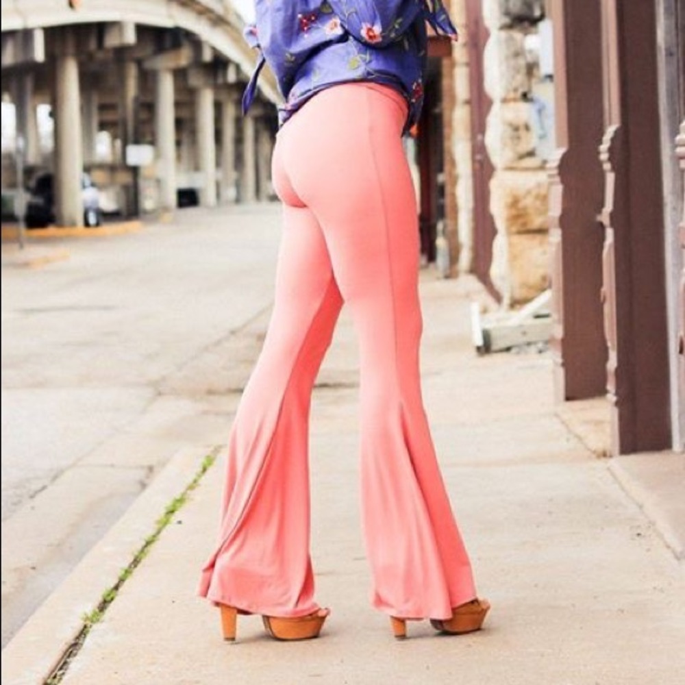 Pink Flare Bottoms